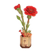 Robotime Red Carnation Wooden Flower