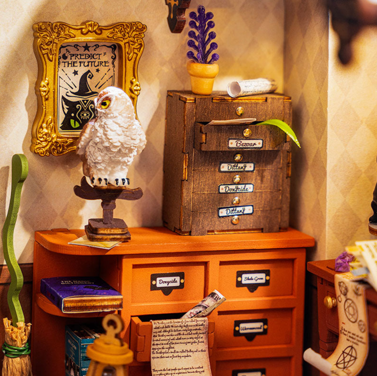 ROBOTIME The Magic Study DIY Miniature House