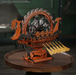 ROBOTIME Viking Dragon Ship Mechanical 3D Wooden Puzzle
