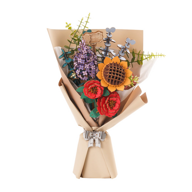 Robotime DIY Wooden Flower Bouquet