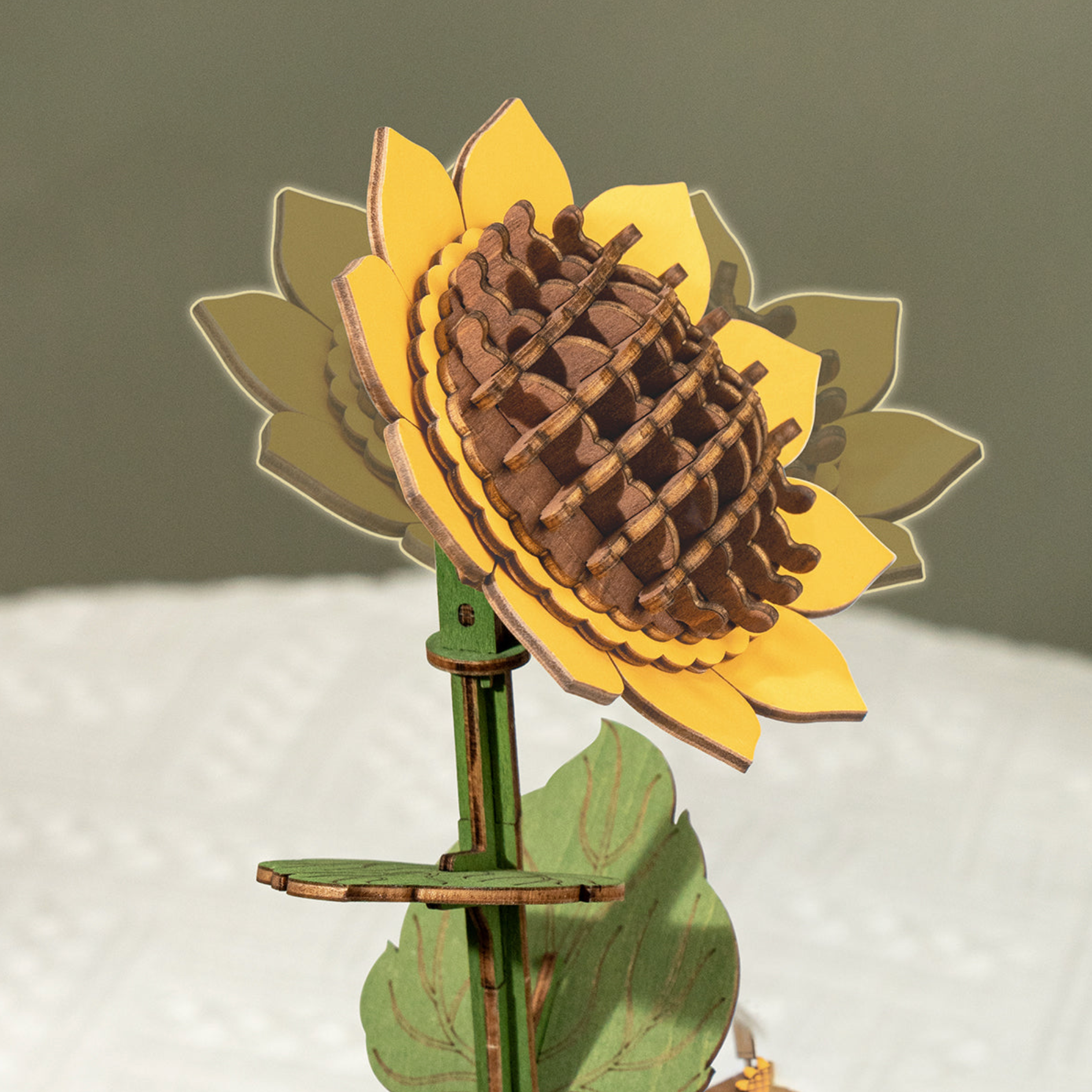 Robotime DIY Wooden Flower Bouquet