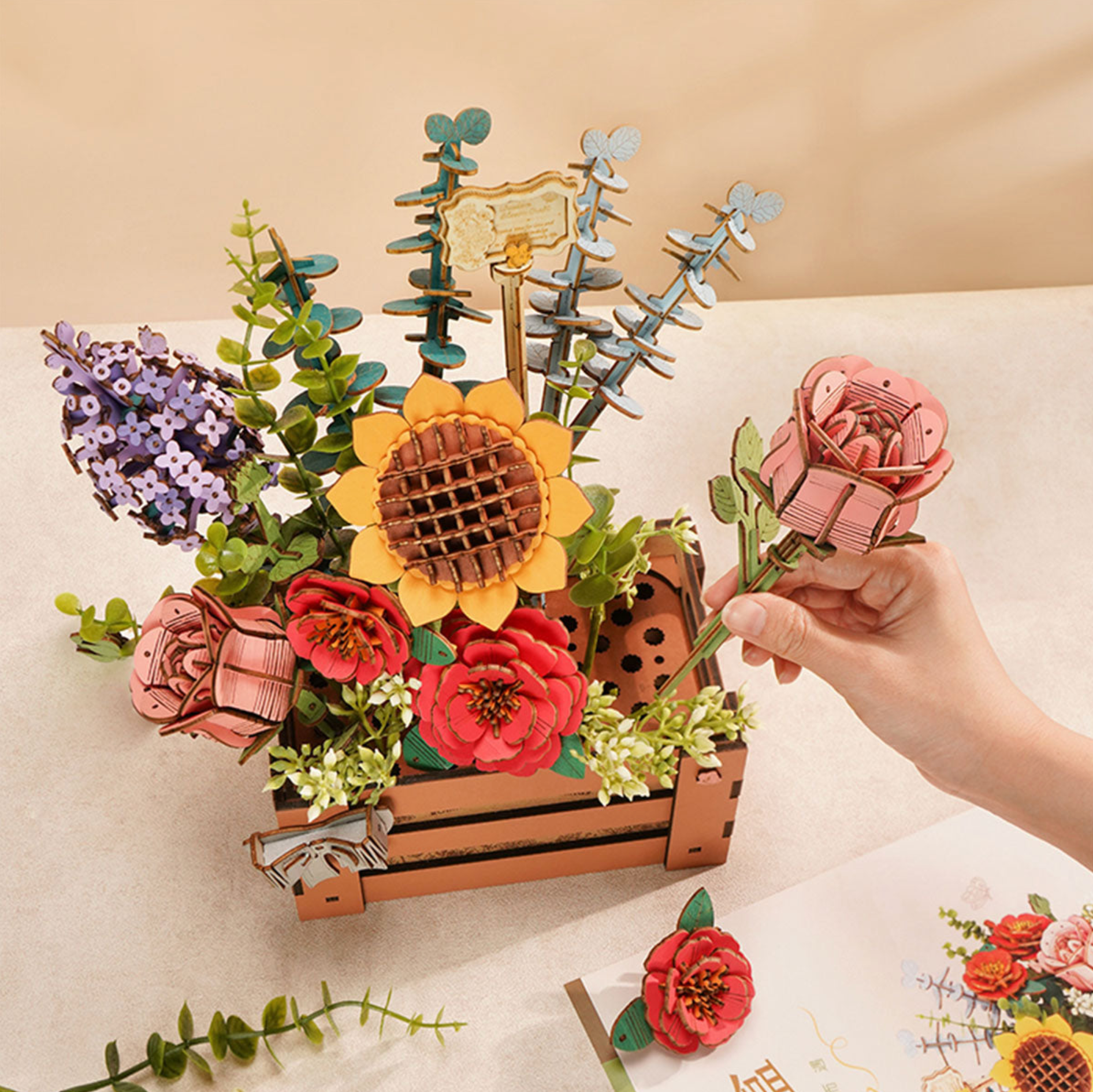 Robotime Wooden DIY Bloom Box