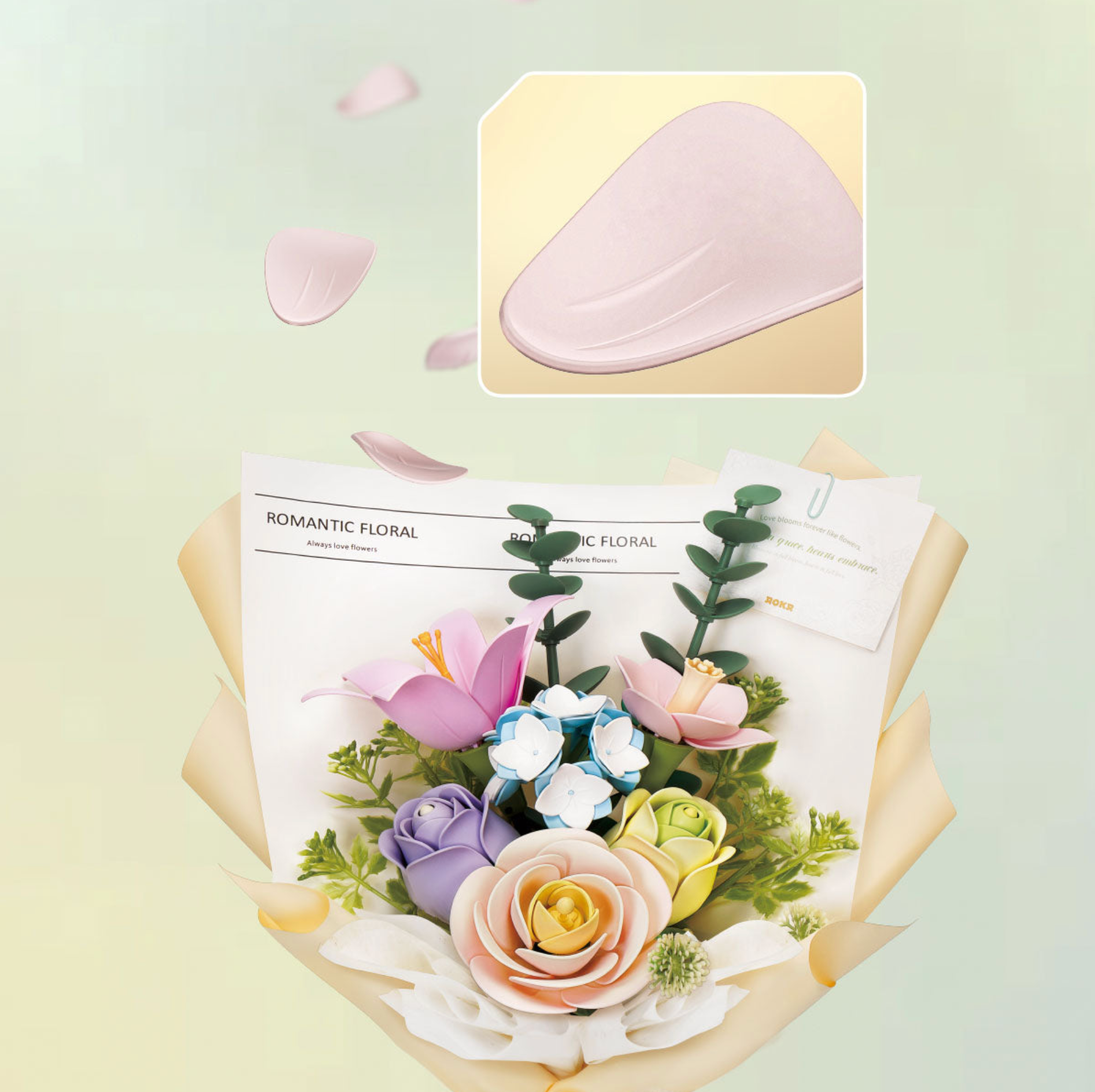 ROBOTIME Spring Time Bouquet DIY 3D Puzzle