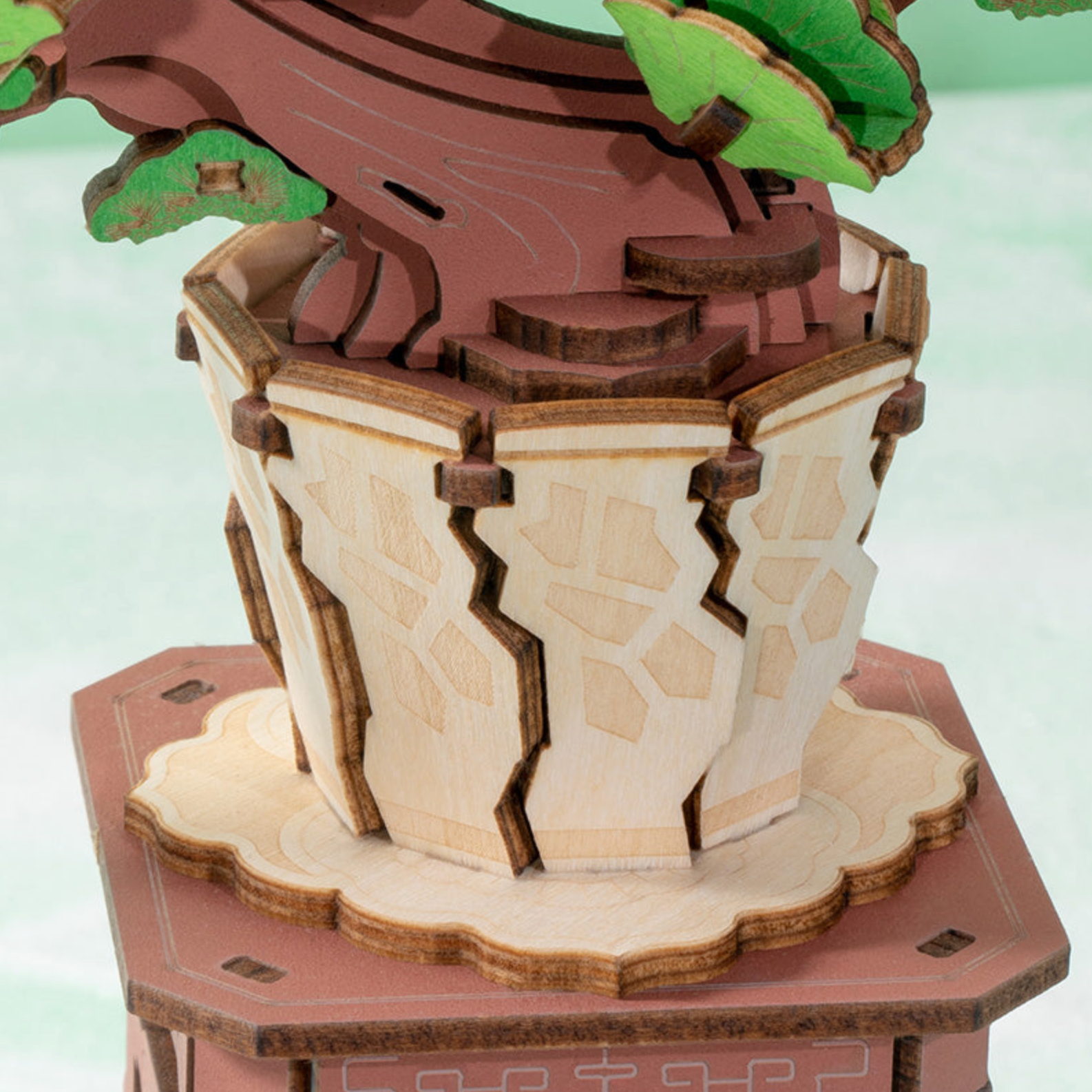 ROBOTIME Evergreen Pine Bonsai DIY Wooden 3D Puzzle