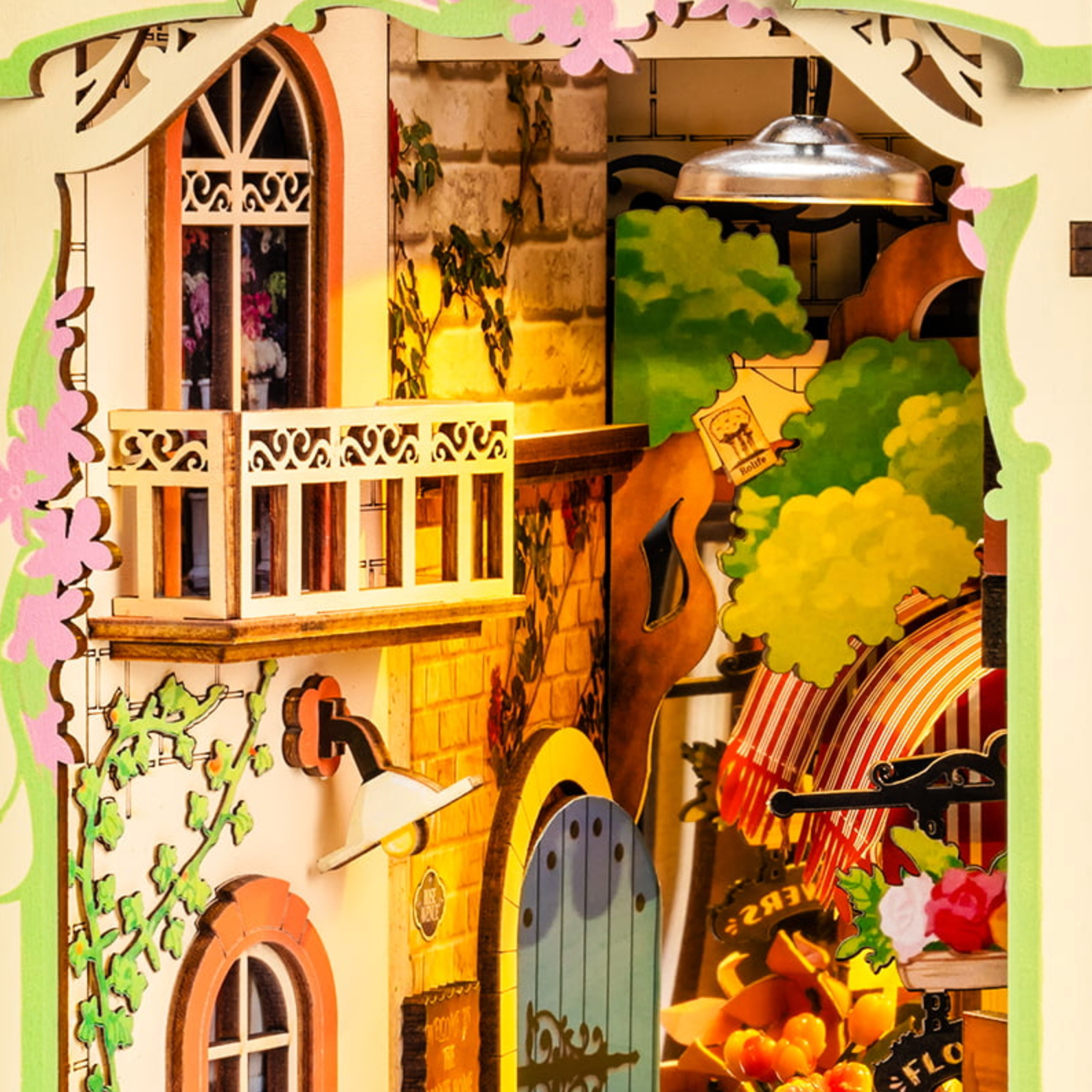 Robotime Floral Corner DIY Book Nook