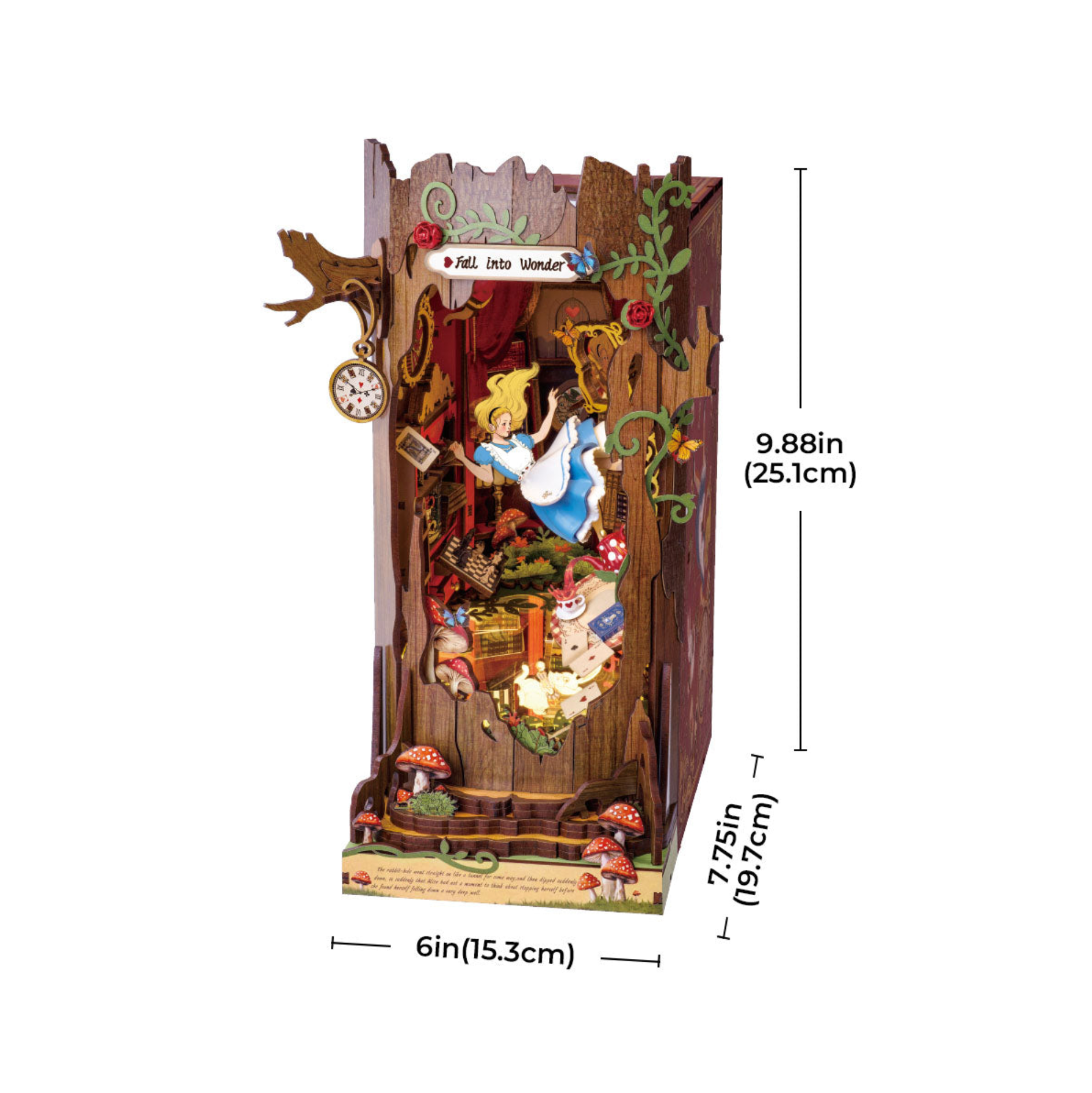 Robotime Fall into Wonder DIY Book Nook