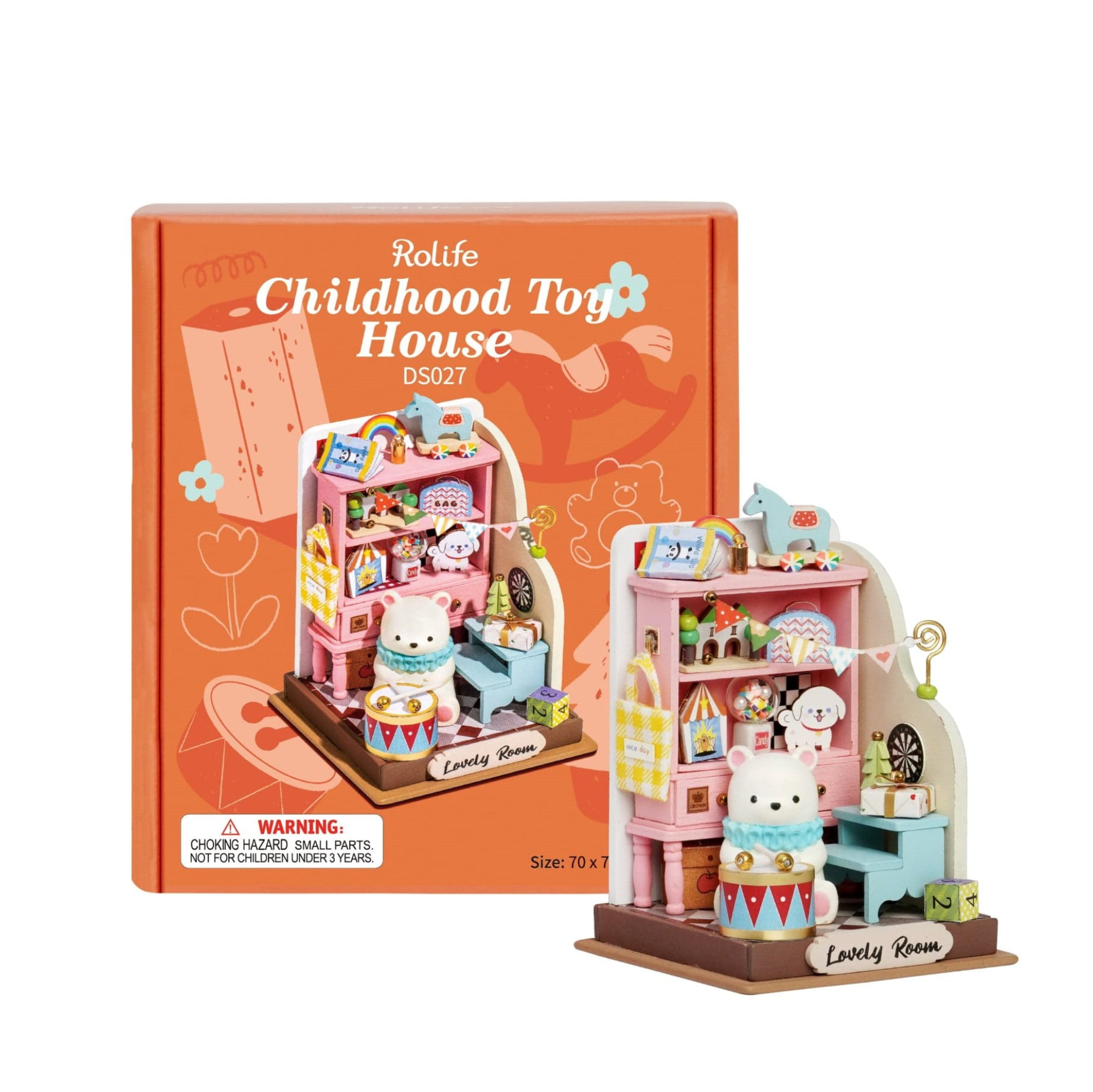 ROBOTIME Rolife Childhood Toy House