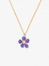 Holly Yashi Plumeria Flower Necklace for Kids- Purple & Rose