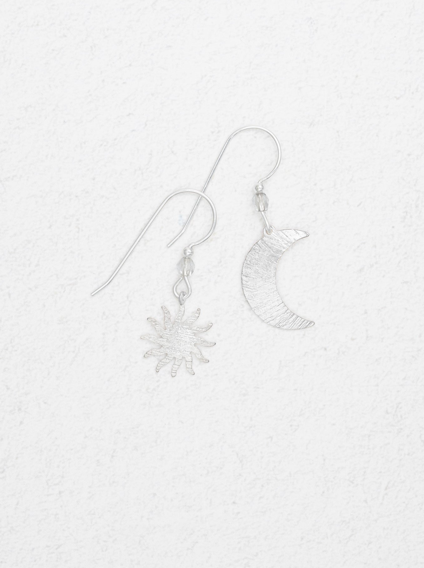 Holly Yashi Sun and Moon Earrings - Silver
