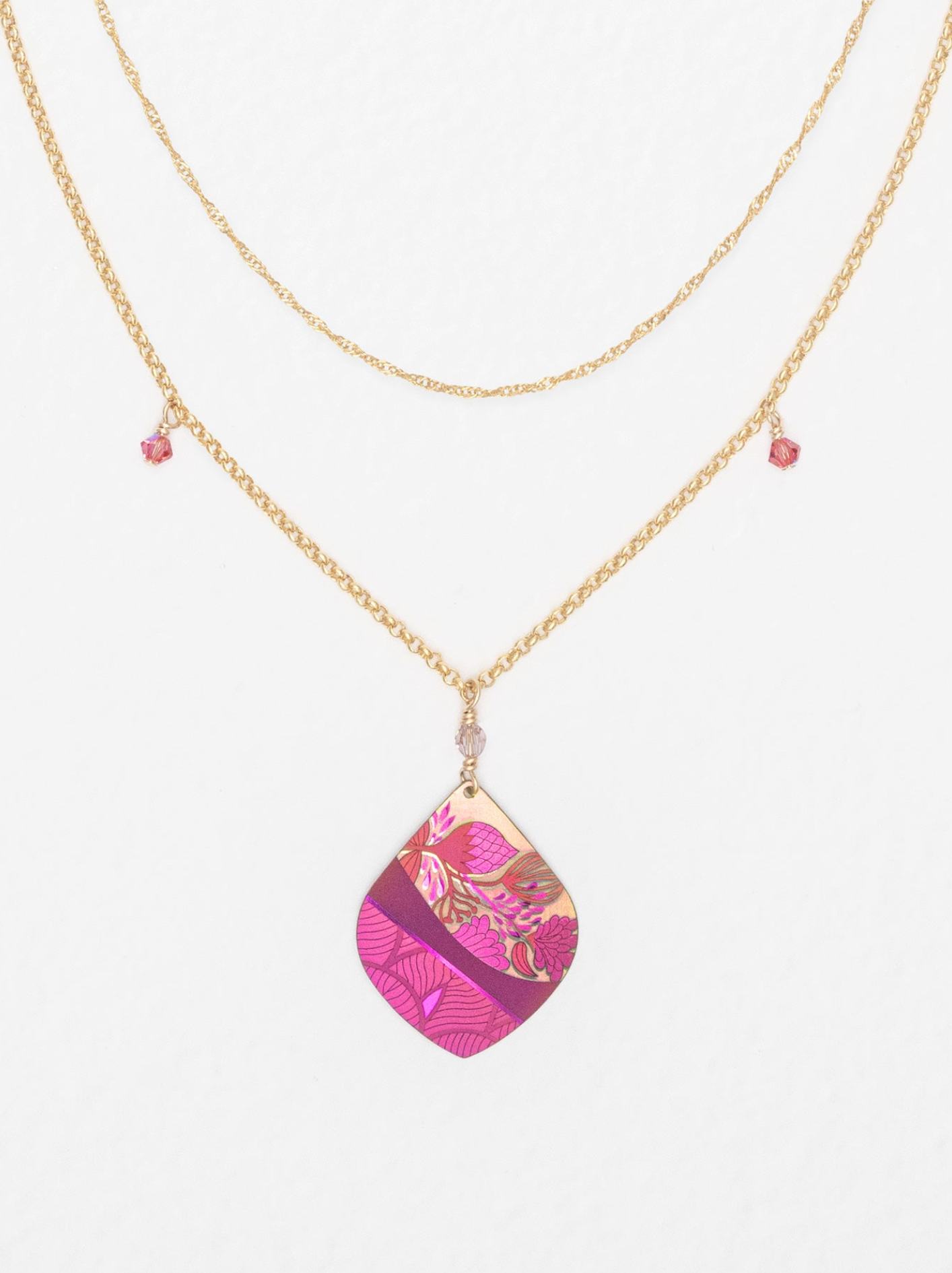 Holly Yashi Special Edition Lani Necklace - Pink