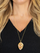 Holly Yashi Perennial Elm Necklace - Amber