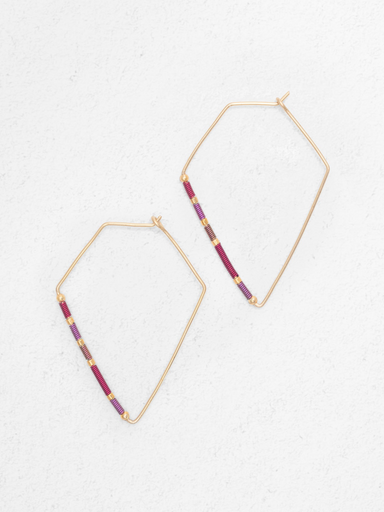 Holly Yashi Anza Earrings - Rouge