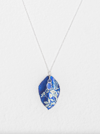 Holly Yashi Blooming Elm Necklace Indigo