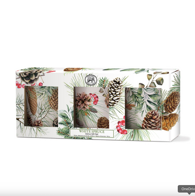 White Spruce Votive Gift Set