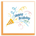Birthday Confetti Blank Quilling Card