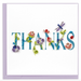 Garden THANKS Blank Quilling Card
