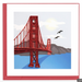 Golden Gate Bridge Blank Quilling Card