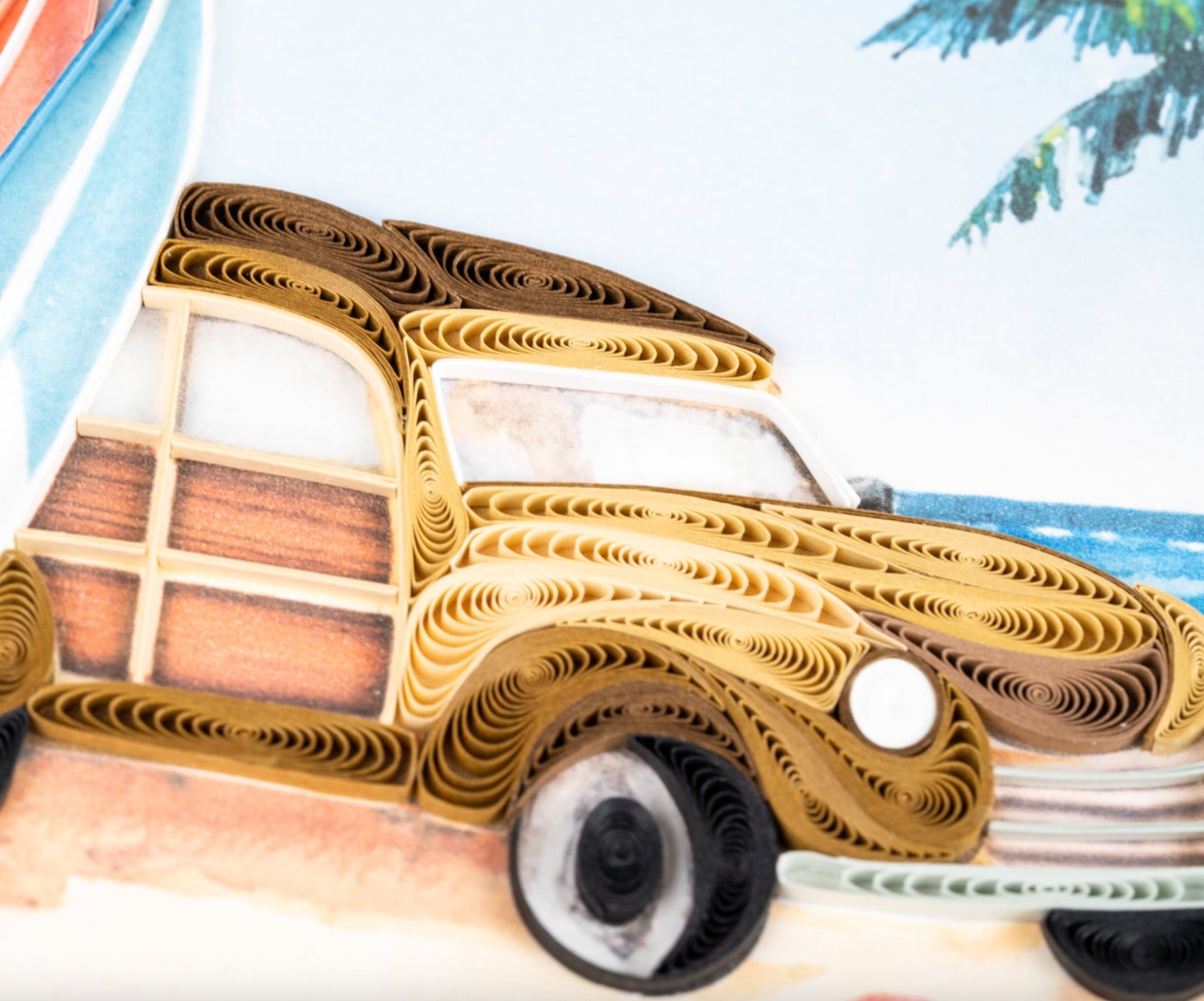 Classic Woodie Blank Quilling Card