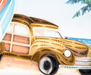 Classic Woodie Blank Quilling Card