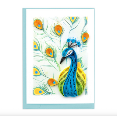 Peacock Quilling Gift Enclosure