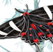Butterfly on Bamboo Blank Quilled Greeting Card