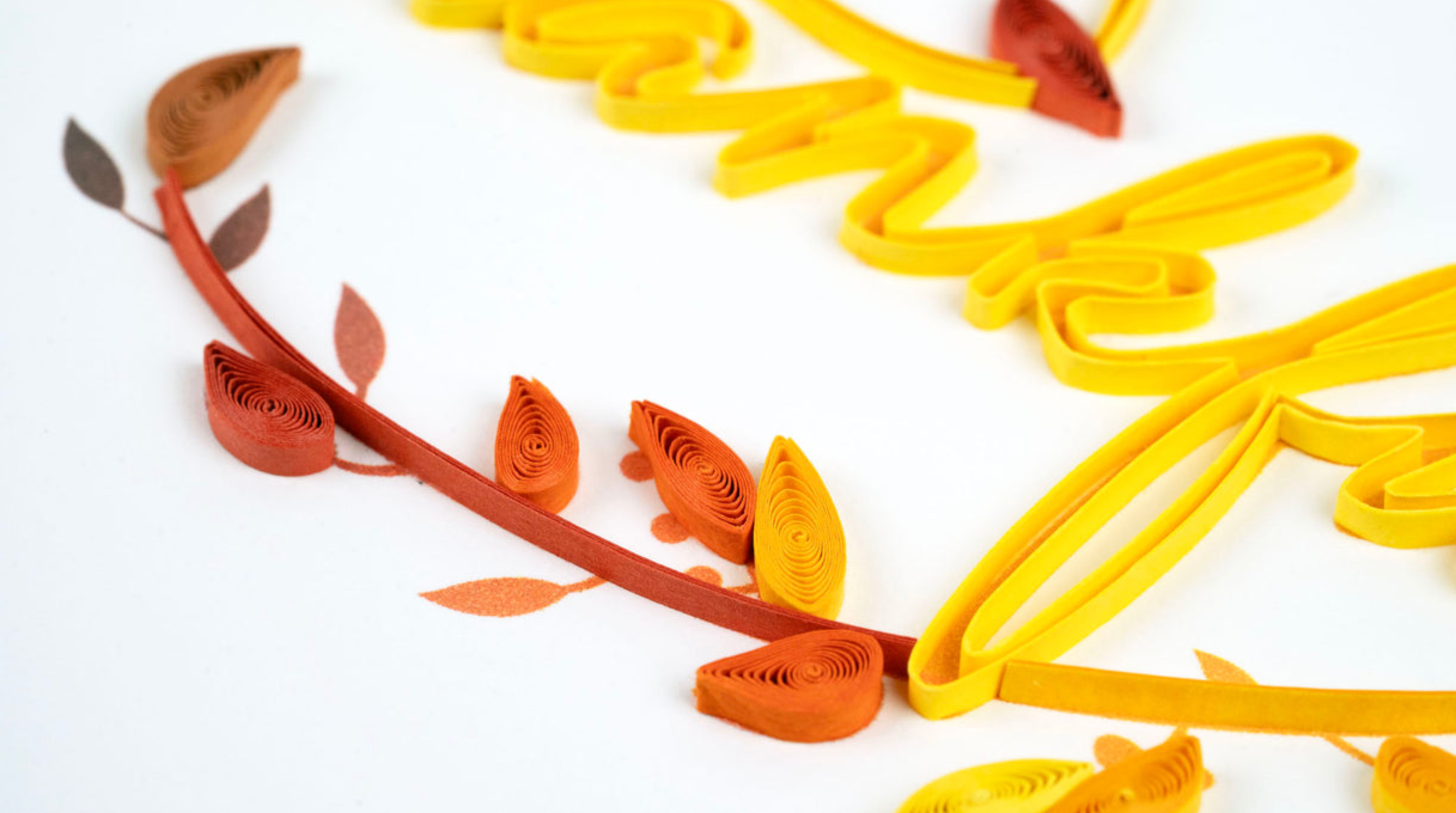 Thankful Blank Quilling Greeting Card