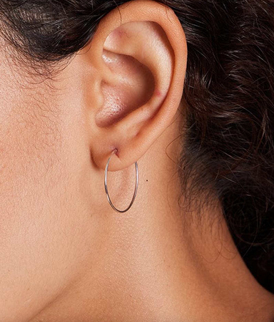 Boma Gold Aiko Hoop Earrings - 0.8"