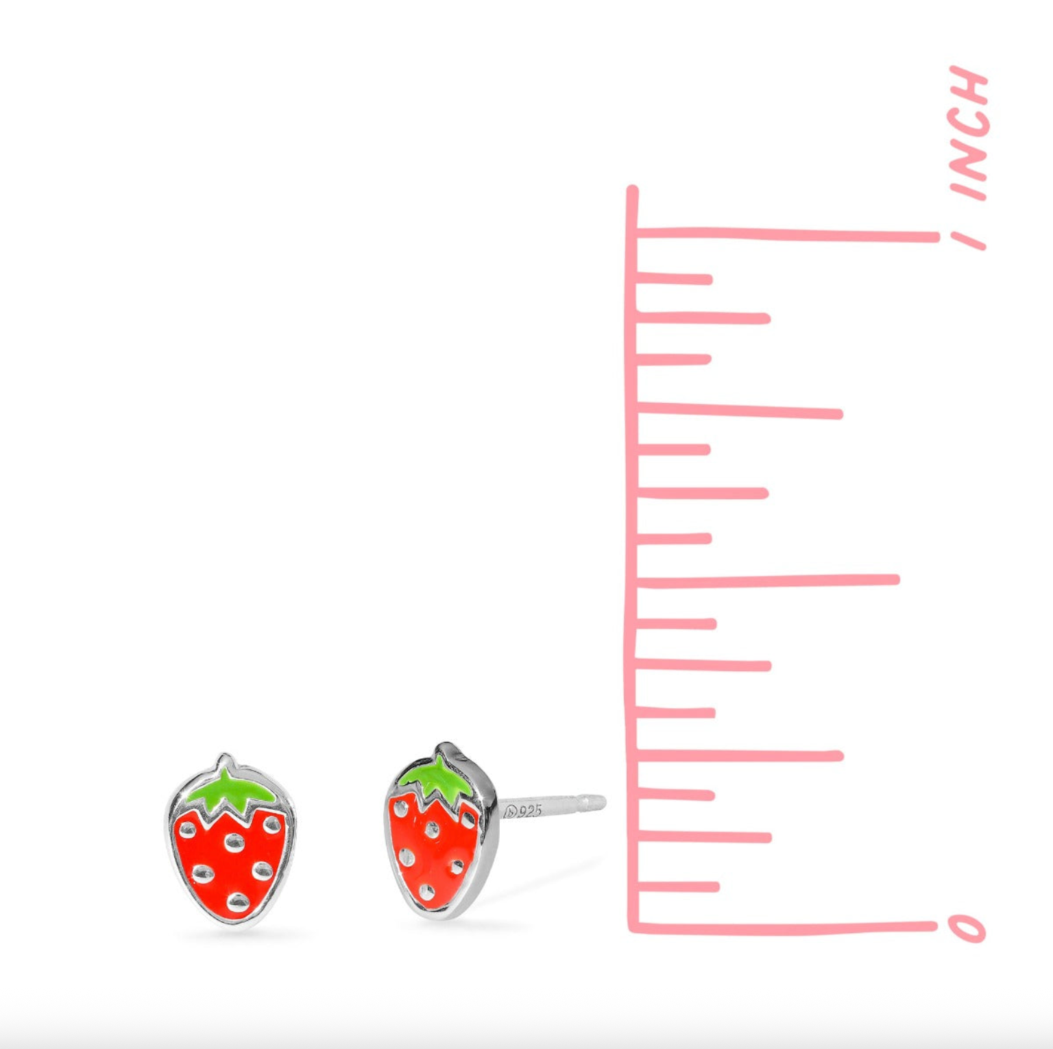 BOMA Strawberry Studs