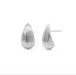 Boma Aliana Sterling Silver Textured Teardrop Post Earrings