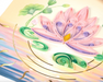 Lotus Flower Blank Special Edition Quilling Card