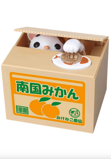 CI Cat in Box Bank