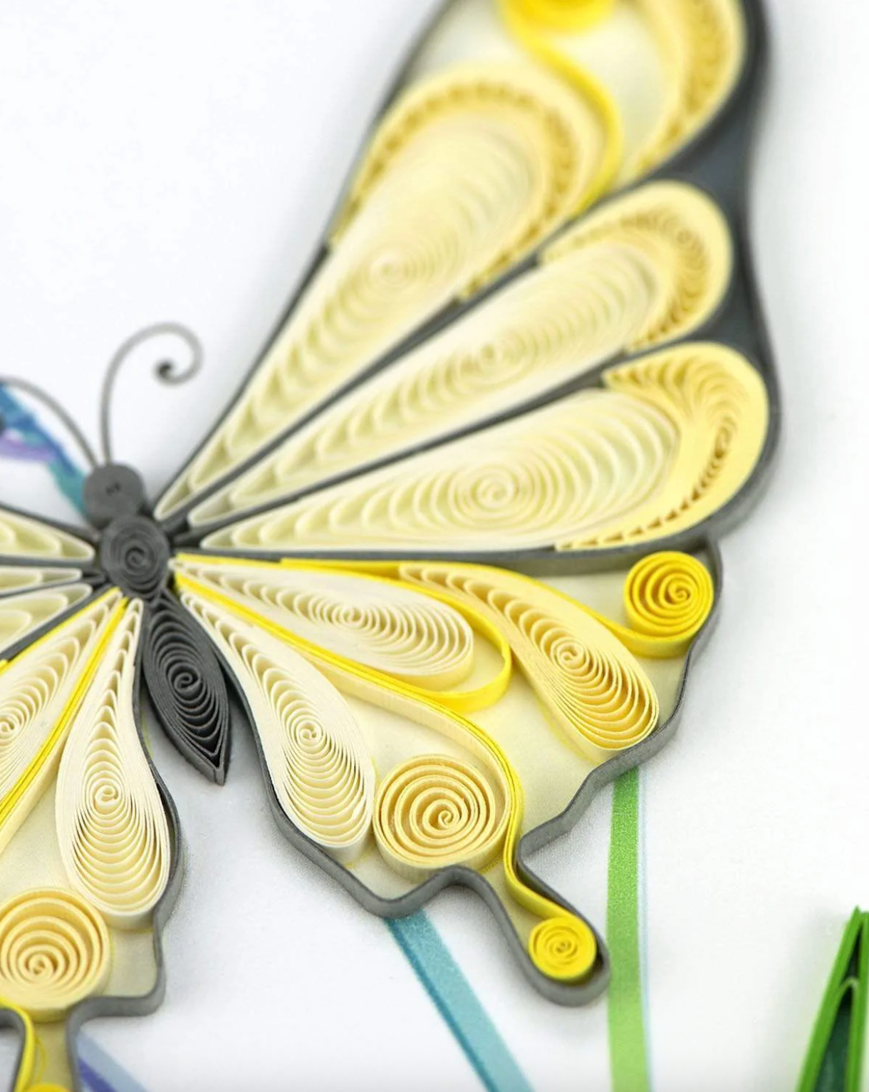 Butterfly & Bluebells Birthday Quilling Card