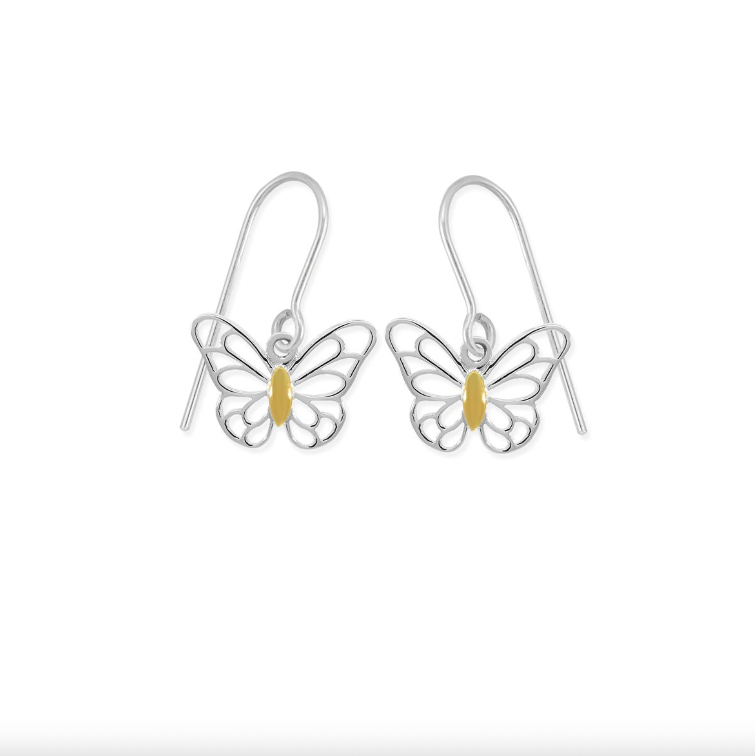 Boma Elegant Outline Monarch Butterfly Earrings