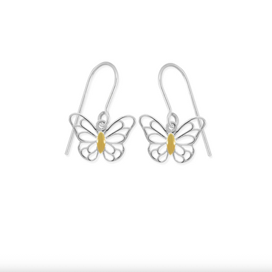 Boma Elegant Outline Monarch Butterfly Earrings