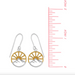 Boma Radiant Sunrise Drop Earrings - Gold and Silver