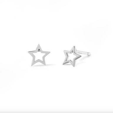 BOMA Open Silver Star Studs