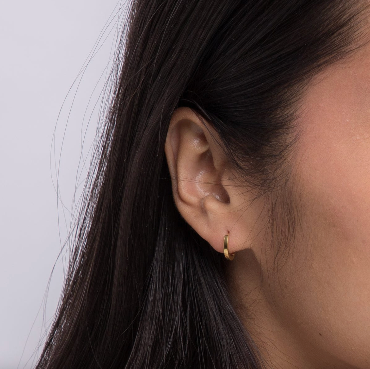 Boma Minimal Huggie Hoops - Gold
