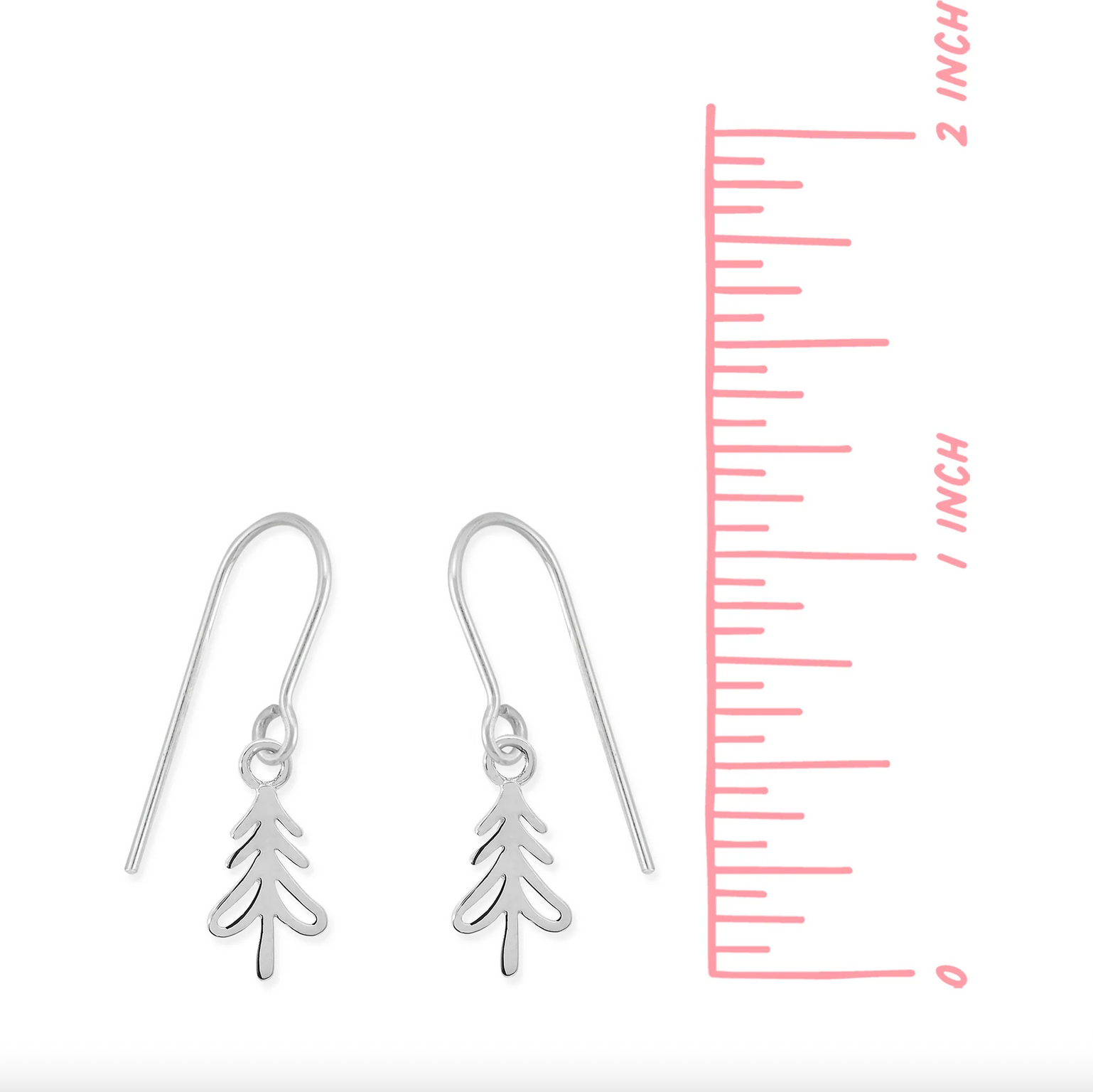 Boma Outlined Pine Tree Earrings