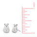 Boma Polar Bear Stud Earrings