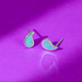 Boma Turquoise Water Droplet Post Earrings