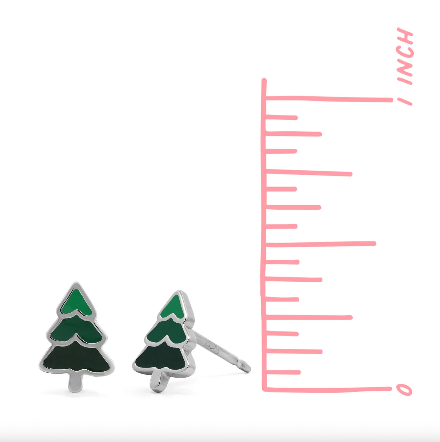 Boma Evergreen Pine Tree Studs