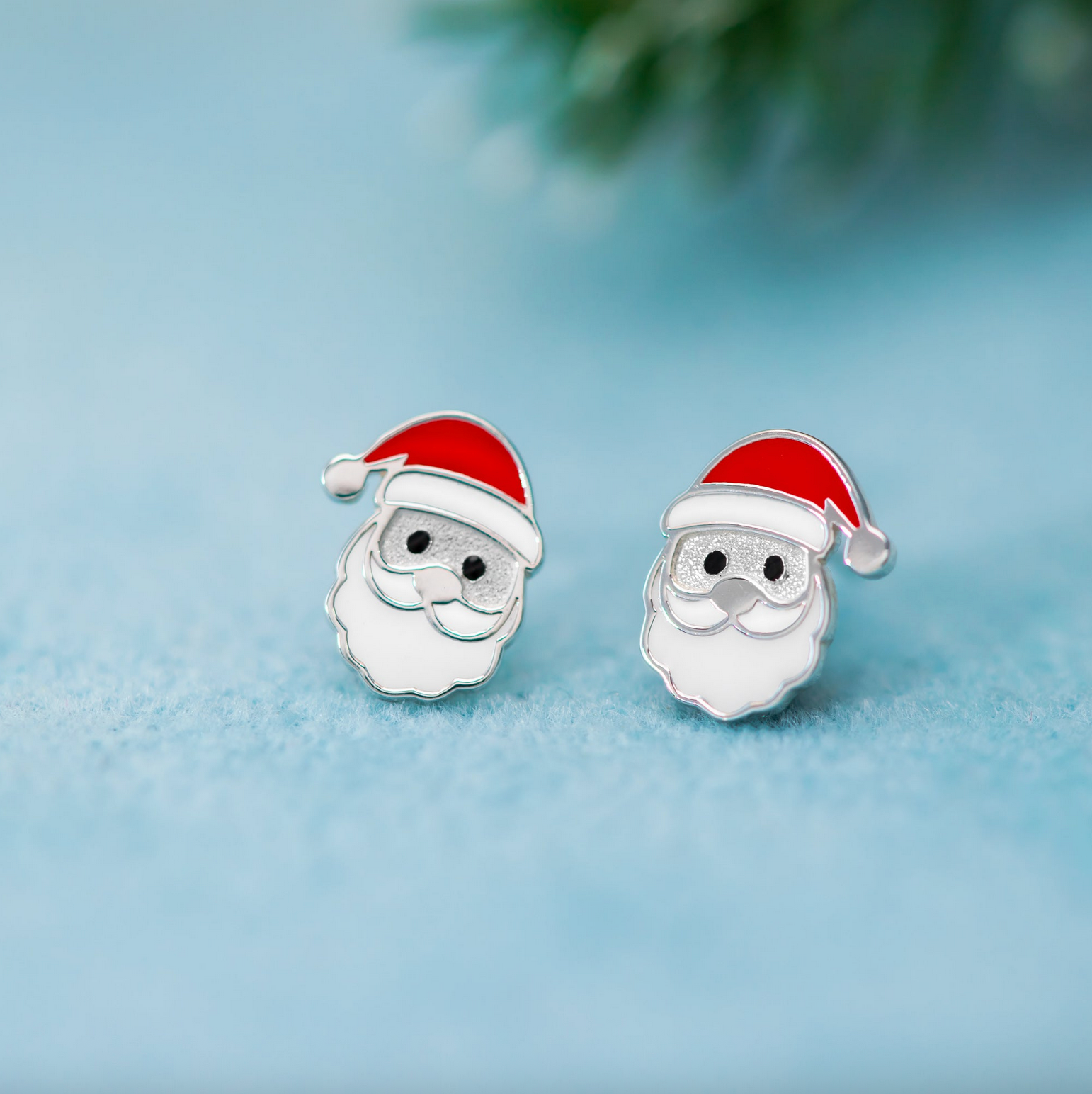 Boma Santa Face Post Earrings