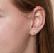 Boma Gold Treble Clef and Eighth Note Music Stud Earrings