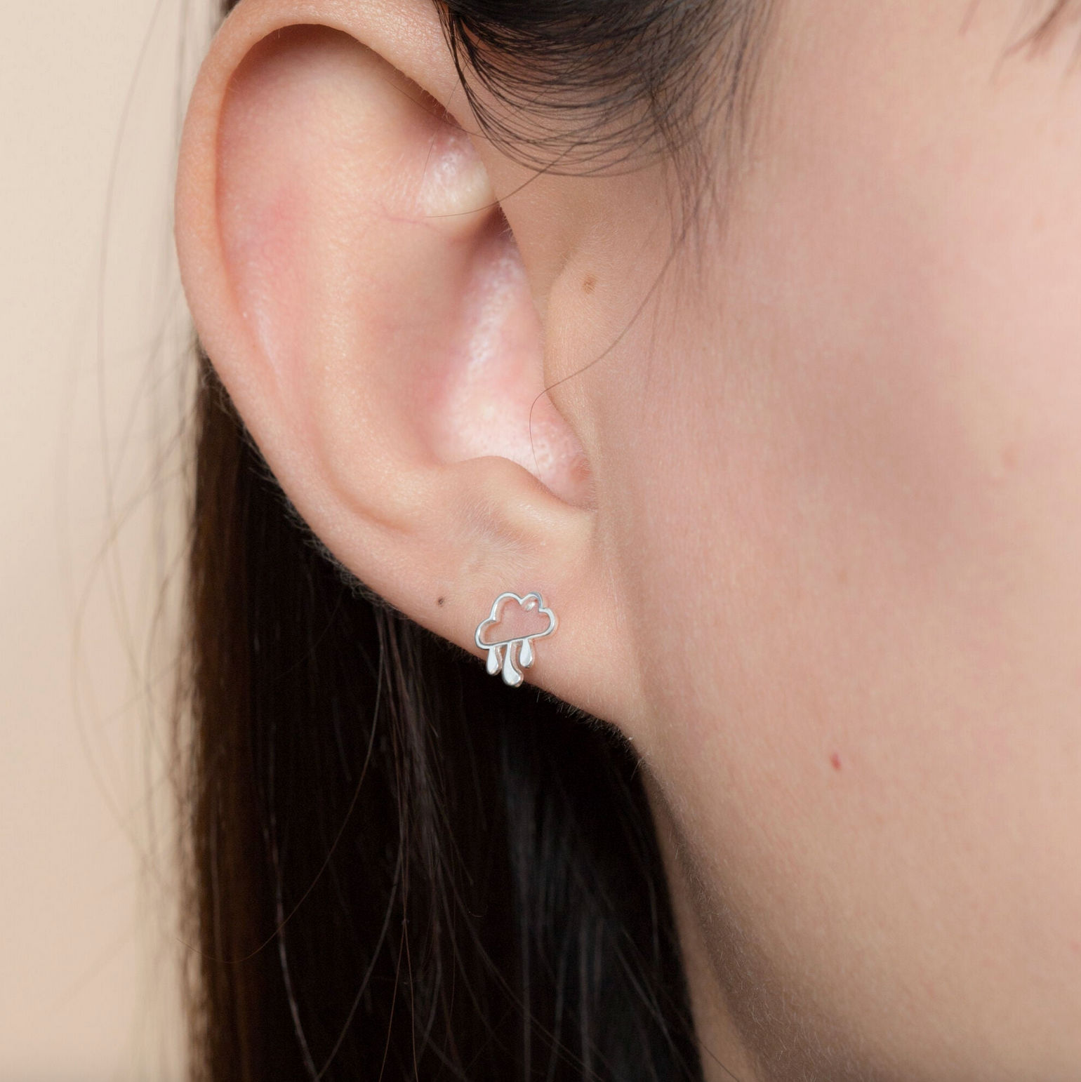 Boma Rain Cloud Stud Earrings
