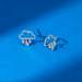 Boma Rain Cloud Stud Earrings