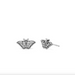 Boma Elegant Butterfly Sterling Silver Stud Earrings