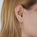Boma Sterling Silver Bird Cutout with Circle Drop Earrings