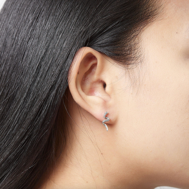 Boma Slythering Snake Stud Earrings