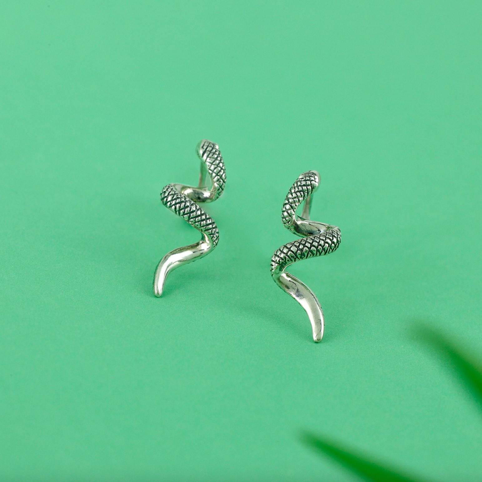 Boma Slythering Snake Stud Earrings