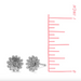 Boma Daisy Flower Stud Earrings with Oxidized Finish